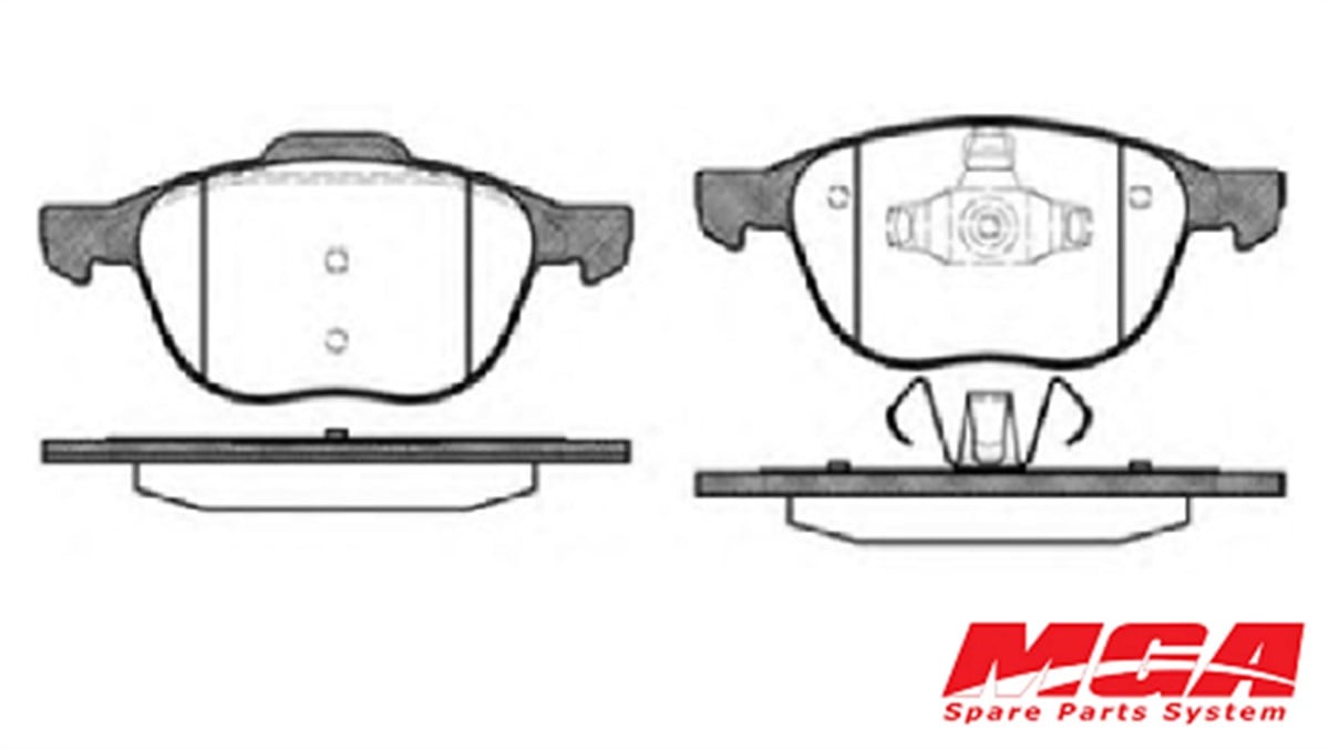 BALATA KİTİ ÖN  V50/NS40 04-12 C30/C70 06