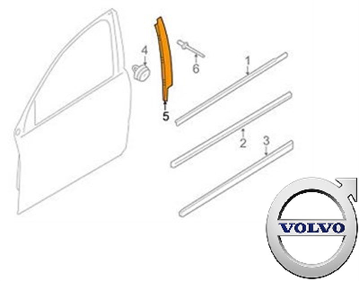 ÖN KAPI DIŞ KAPLAMA SACI SOL  XC60