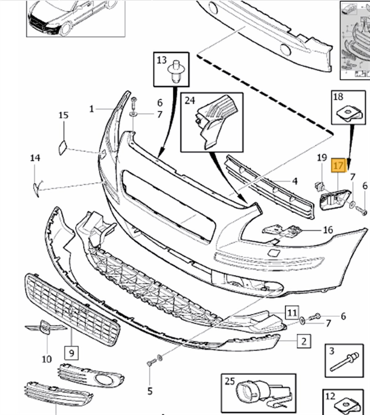 ÖN TAMPON BRAKETİ SAĞ ( ÇAMURLUK TARAFI ) NS40/V50 