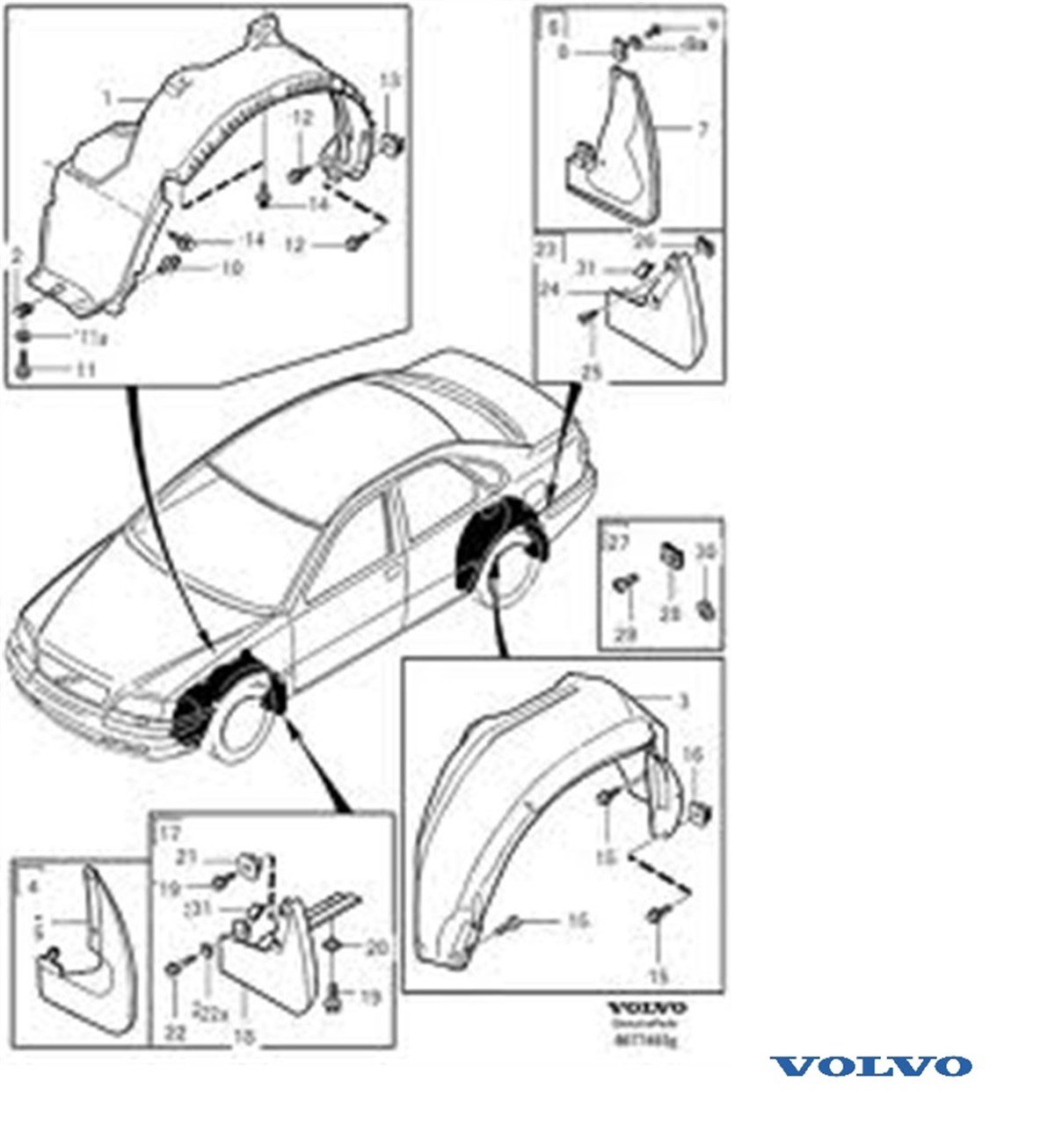 S40 / V40 2001- PAÇALIK ÖN SOL