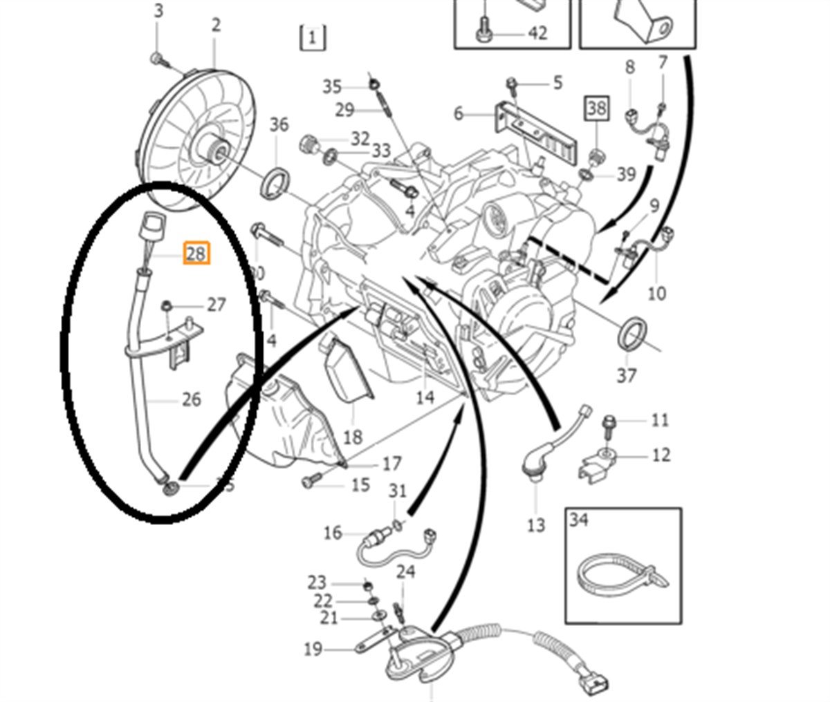 S40/V40 ŞANZIMAN YAĞ ÇUBUĞU