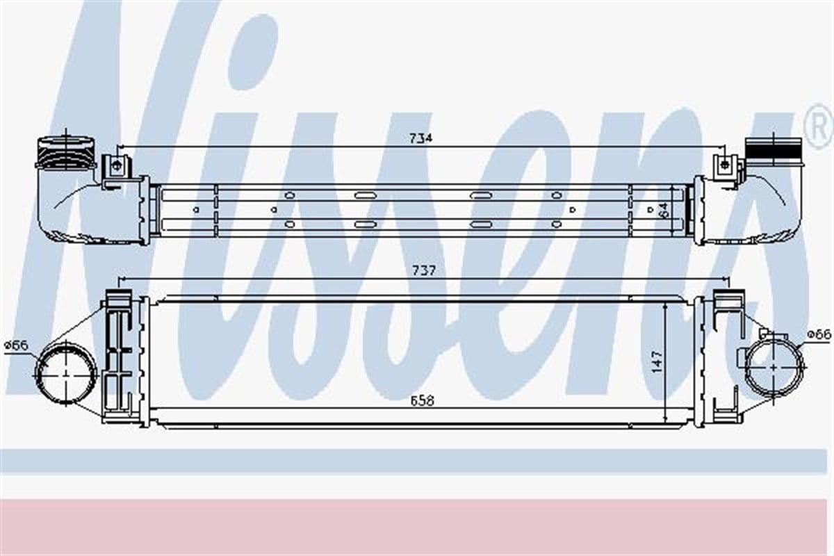 S80/V70/V40 TURBO RADYATÖRÜ ( İNTERCOOLER )