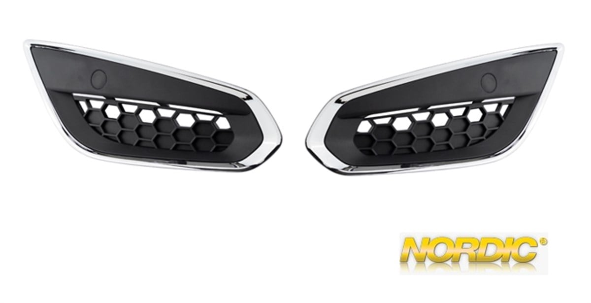 SİS KAPAĞI S60/V60 SOL-SAĞ KROMLU LEDLİ MONTAJ KABLOSU İLE