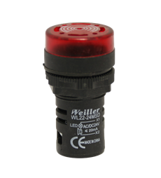 Buzzer Led'li AC/DC 24V 20mA