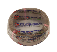 Kablo NYAF Akış Bakır Kahve 0.75 mm2 (100 Mt)
