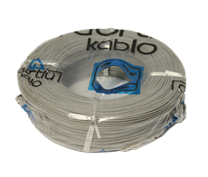 Kablo NYAF Dörtlü CCA Gri 0.75 mm2 (200 Mt)