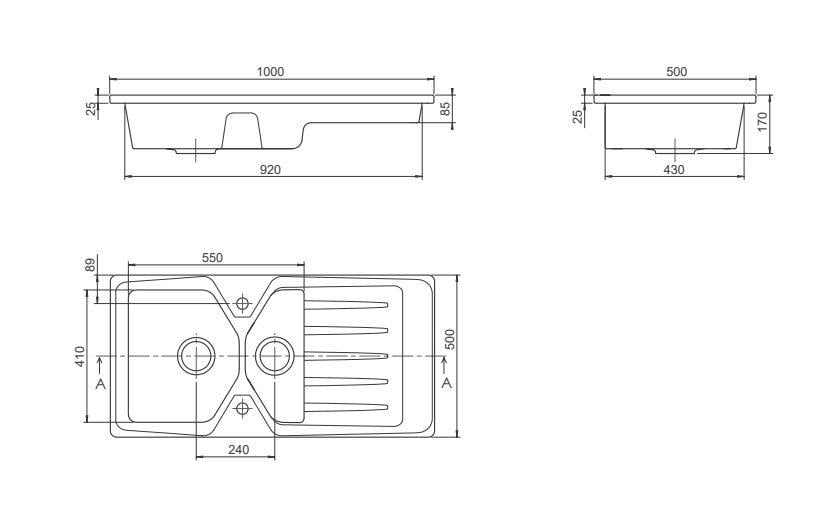 Mutfak İ Evyesı 100 Cm 085700-u
