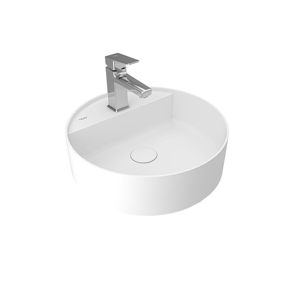 Smartedge Ø45 Cm Yuvarlak Lavabo Mat Beyaz 310200200011