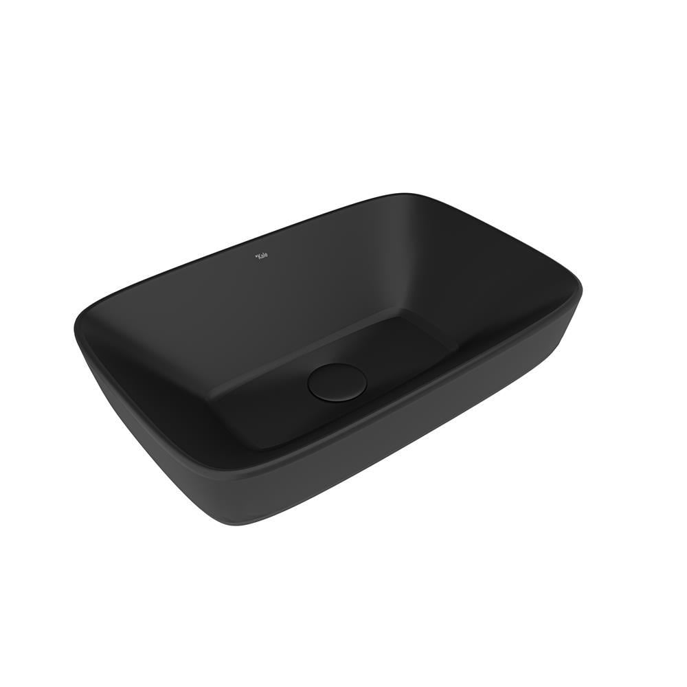 Dove 60X40 Cm Dıkdörtgen Çanak Lavabo Mat Sıyah 310200200207