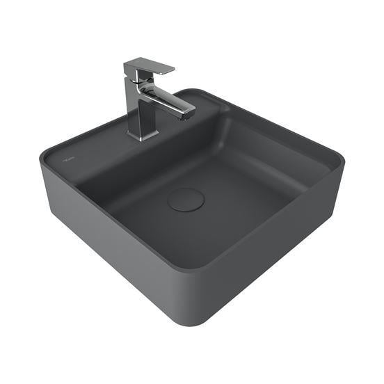 Smartedge 45*45 Kare Lavabo Mat Antrasit Gri 310200200521