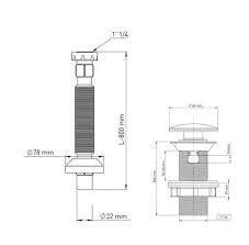 Pop-Up Sifon Taşmalı Krom  Q32 571151