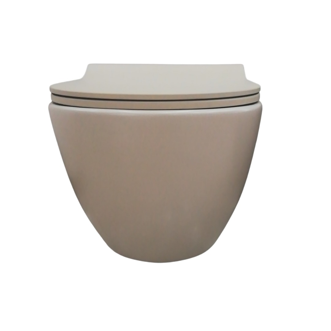 Cıty Rımless Asma Klozet+Yavas Kapak Cappıcıno 7T0191-97.KPC