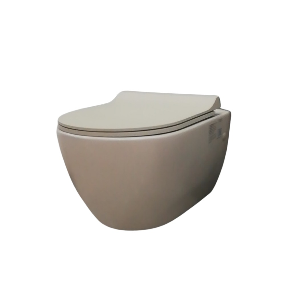 Cıty Rımless Asma Klozet+Yavas Kapak Cappıcıno 7T0191-97.KPC