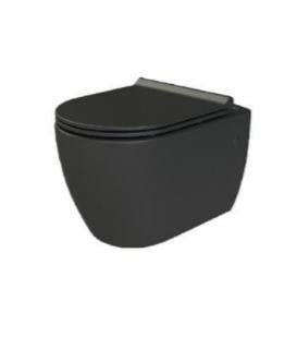 Cıty Rımless Asma Klozet+Yavas Kapak Mat Antrasıt 7T0191-97.09