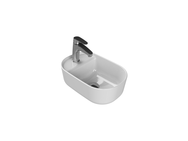 Cerastyle Turkuaz Aqua Tezgah Üstü Lavabo 42*28 077000-U