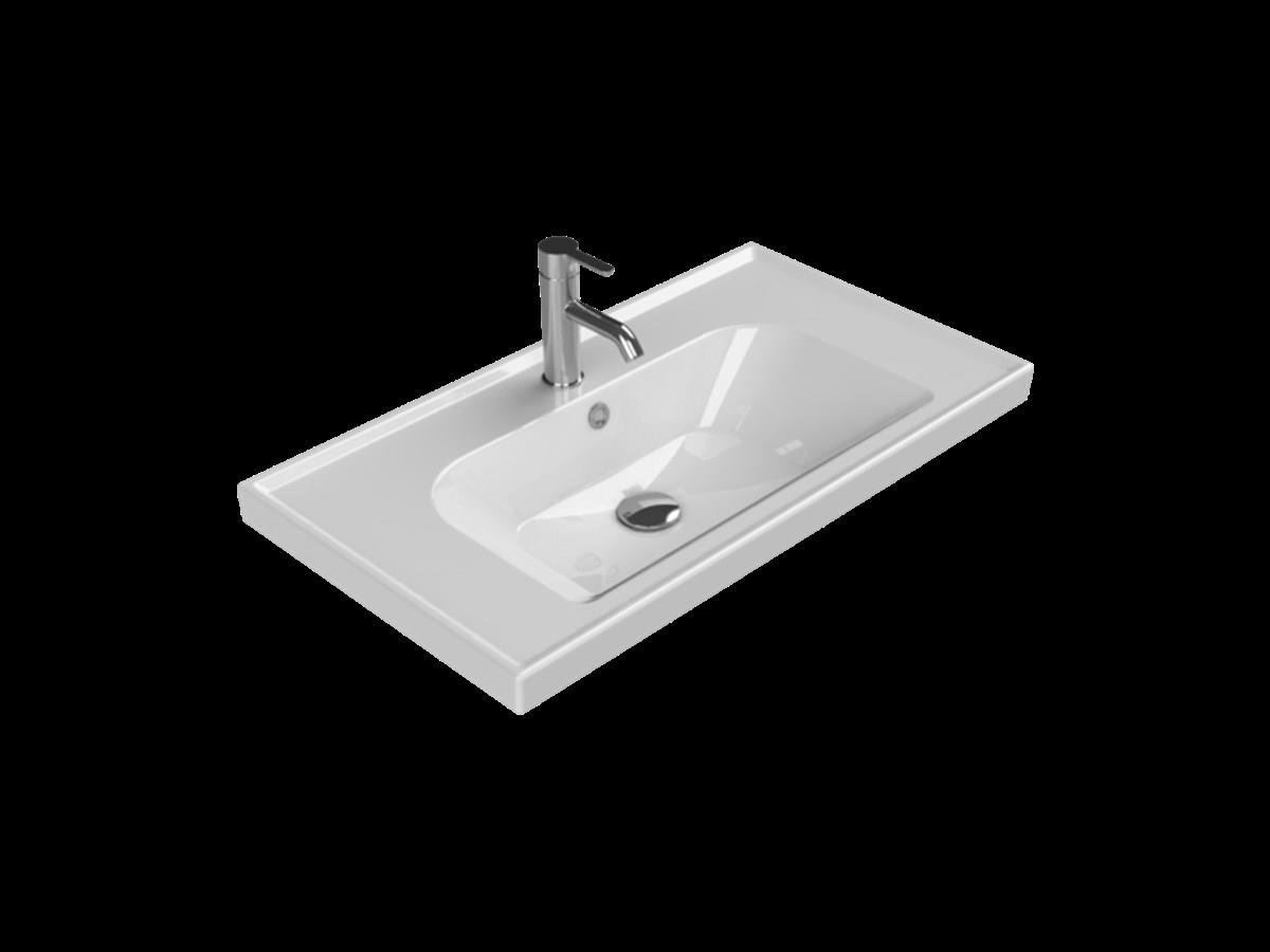 Cerastyle Turkuaz Frame Etajerli Lavabo 80X45 Cm 031200-U