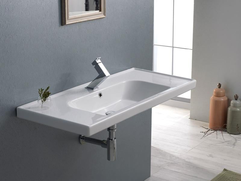 Cerastyle Turkuaz Frame Etajerli Lavabo 80X45 Cm 031200-U
