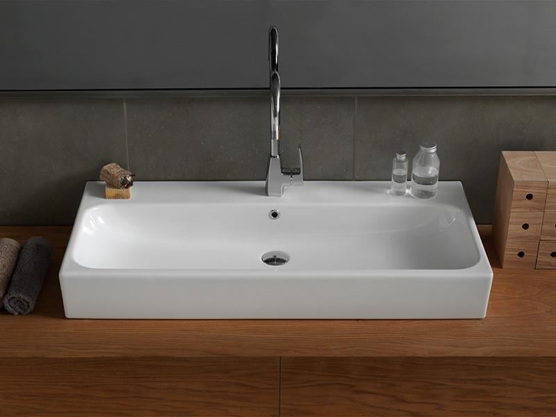 Cerastyle Turkuaz Pinto Etajerli Lavabo 75 Cm 080000-U