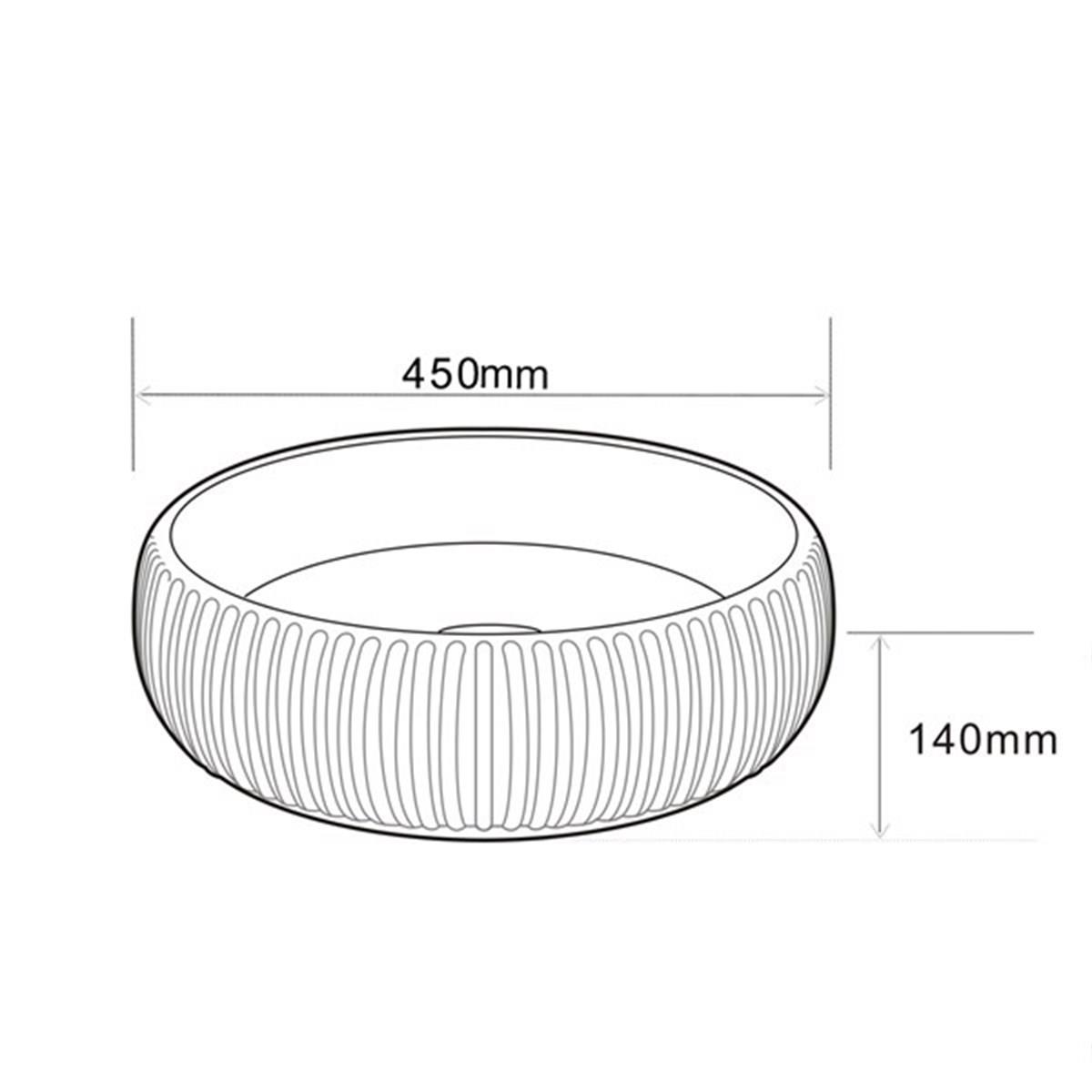 E-4161A Tezgah Üstü Porselen Lavabo E-4161A E-4161A
