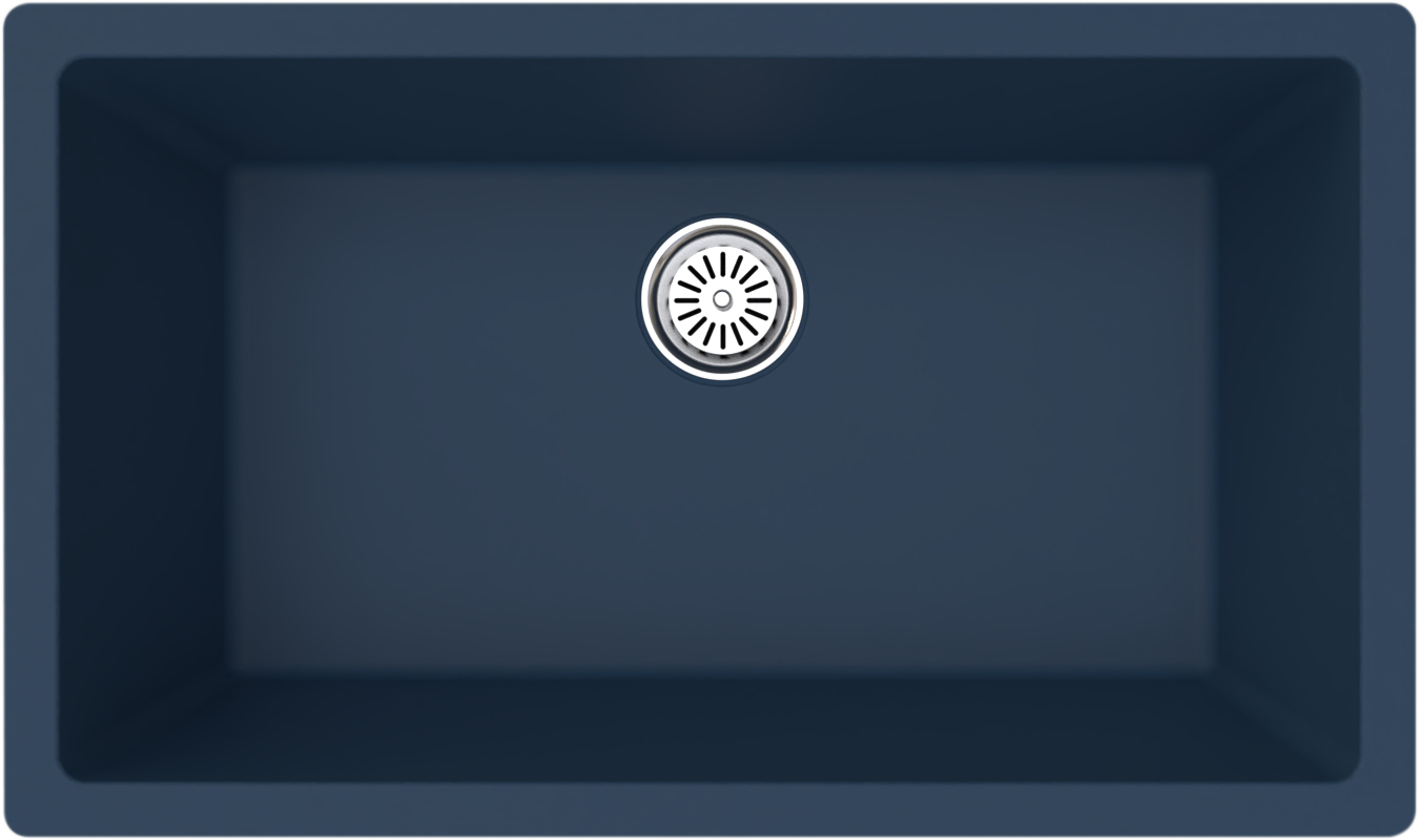 Gradde Antrasıt Tek Goz 45x76 T Ustu Sıfr Altı Granıt Evye Gr76 GR76ANT