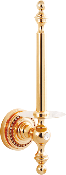 Pure Crystal / Pvd Gold Yedek Kağıtlık Aks-1113 AKS-1113