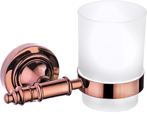 Pure İstanbul Diş Fırçalık Şeffaf Camlı Bronz Kmr-8103 KMR-8103