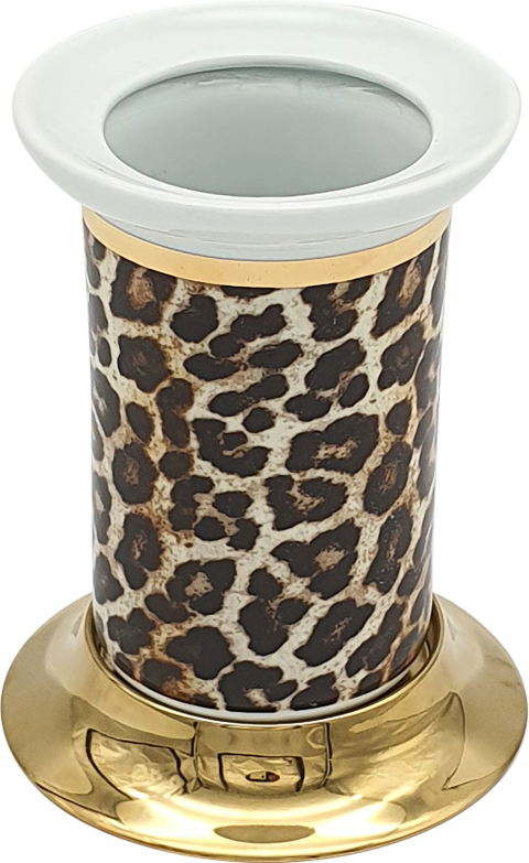 Pure Leopar Pvd Gold takım Üstü Diş Fırçalık Kmr-5412 KMR-5412