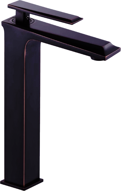 Pure Mila Siyah Altın Tezgah Üstü Çanak Lavabo Armatürü Brg-202 BRG-202