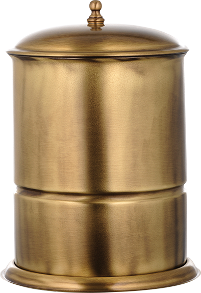 Pure Roma Antik Gold Biyeli Çöp Kovası Kmr-6017 KMR-6017