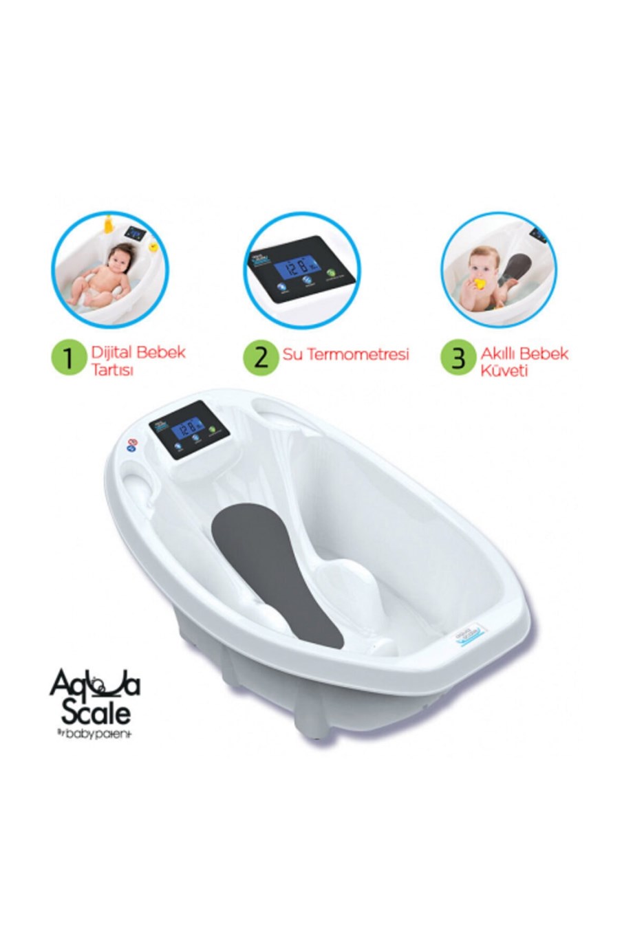 Aqua Scale Akıllı Bebek Küveti Seti