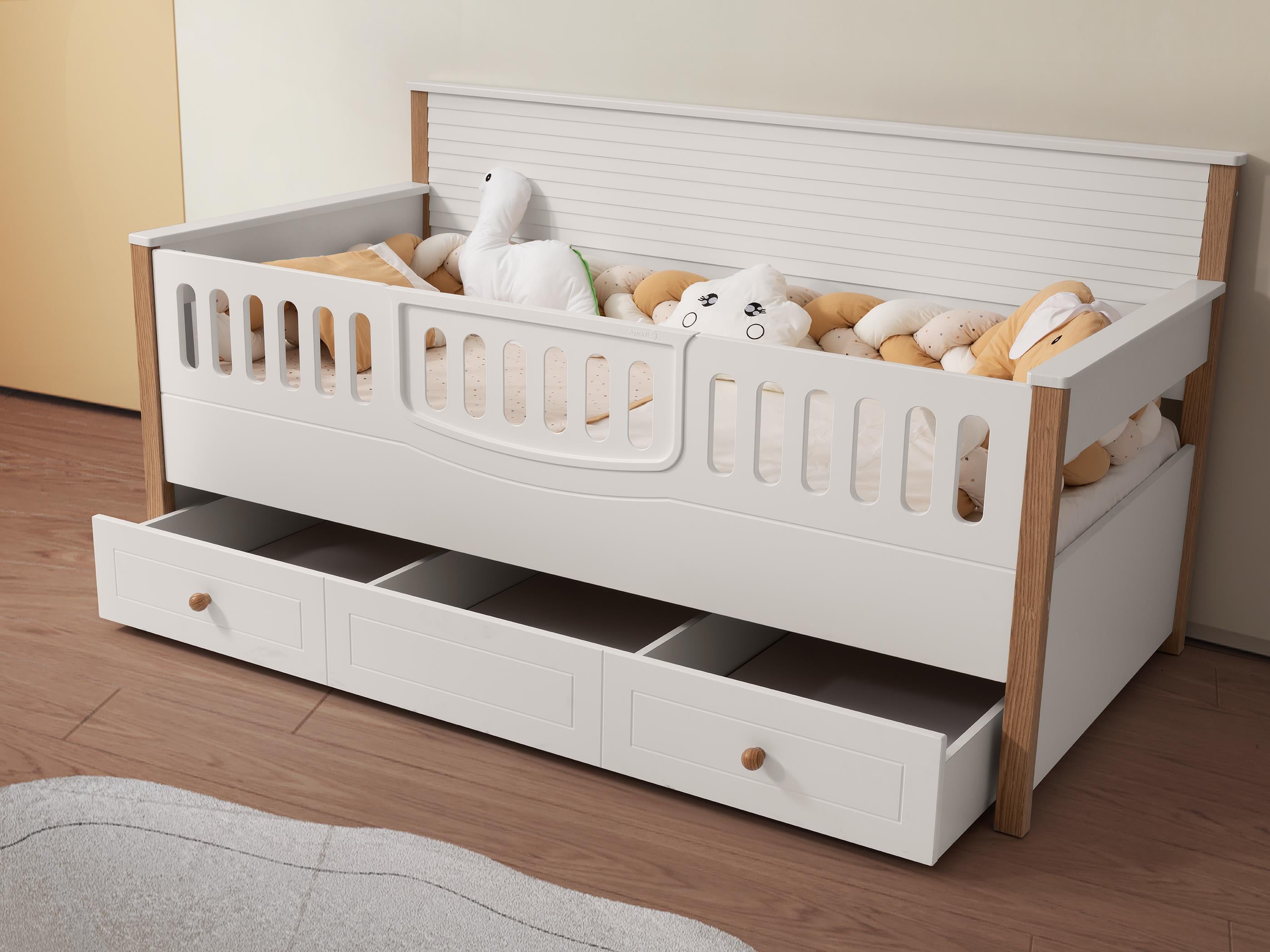Aymini Dion Via 4 Kapılı Bebek Odası Takımı