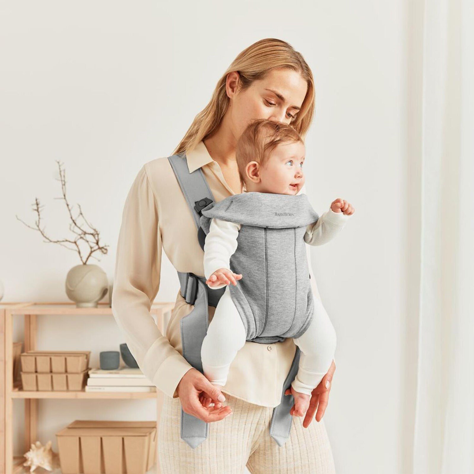 Babybjörn Kanguru Mini 3D Jersey Light Grey