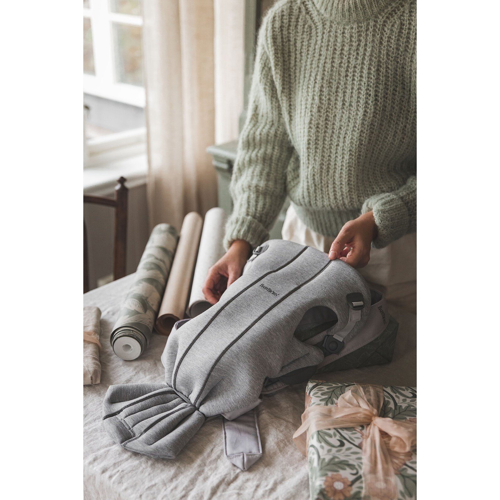 Babybjörn Kanguru Mini 3D Jersey Light Grey
