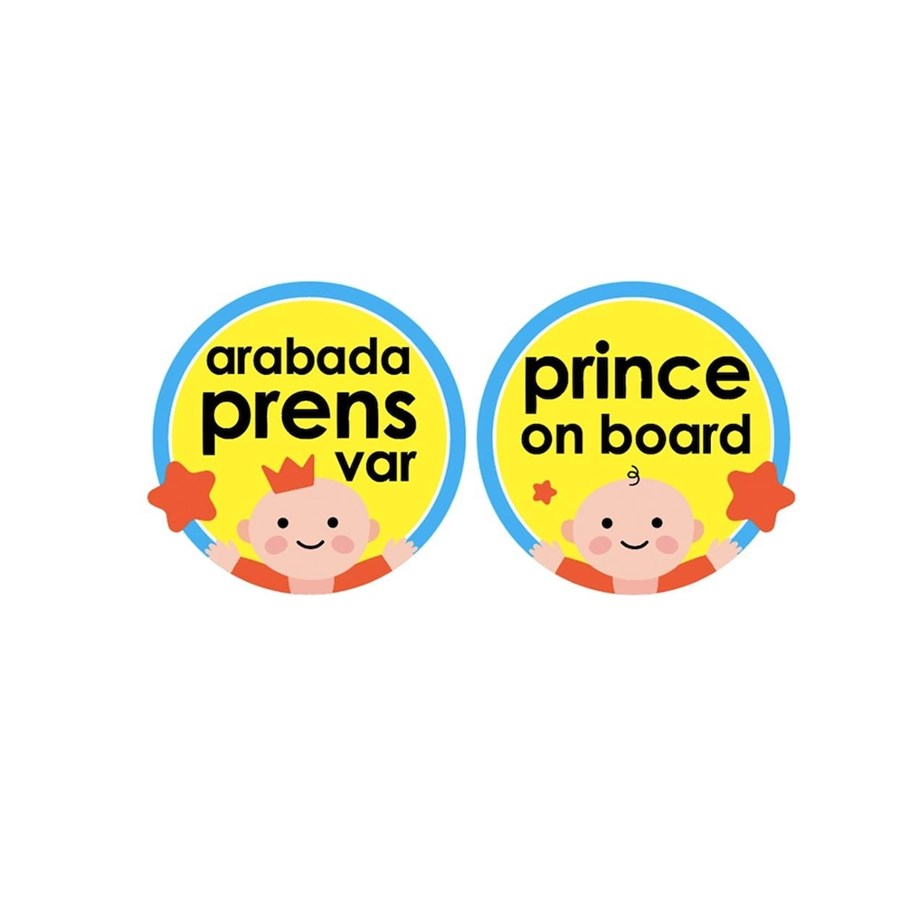 Babyjem Araba Cam Yazısı Arabada Prenses Var