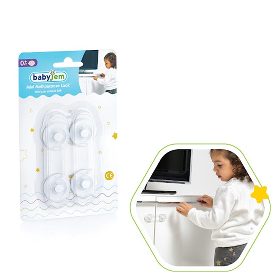 Babyjem Mini Çok Amaçlı Kilit 2 Adet