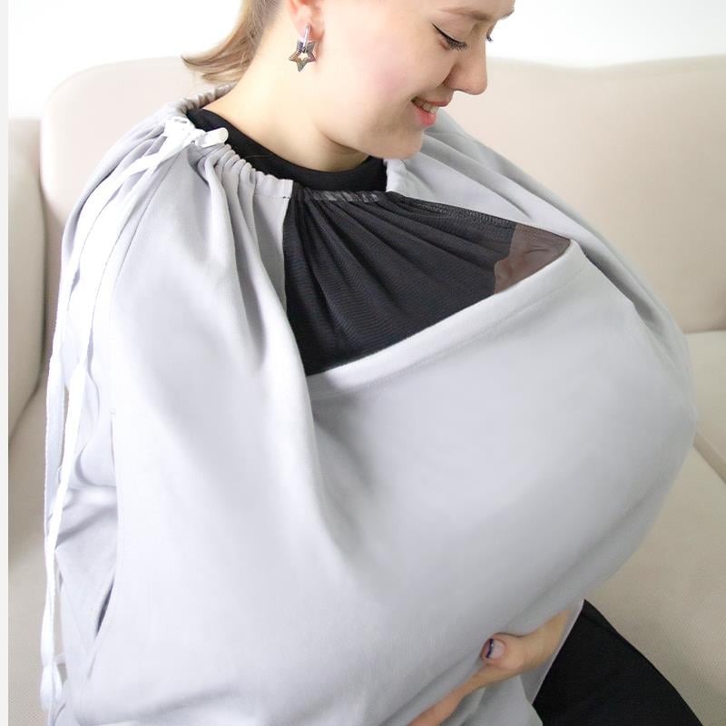 Babyjem Tül Pencereli Emzirme Örtüsü