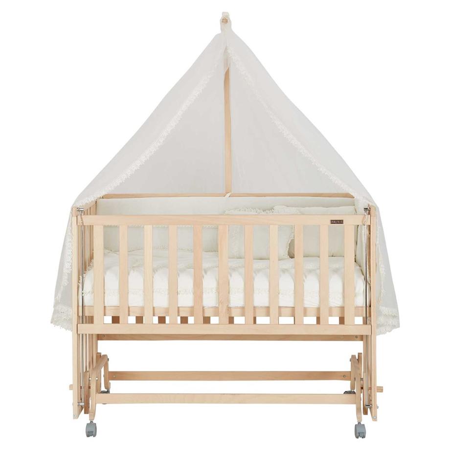 Babytech 60*120 Naturel Boyasız Kademeli + Krem Uyku Seti
