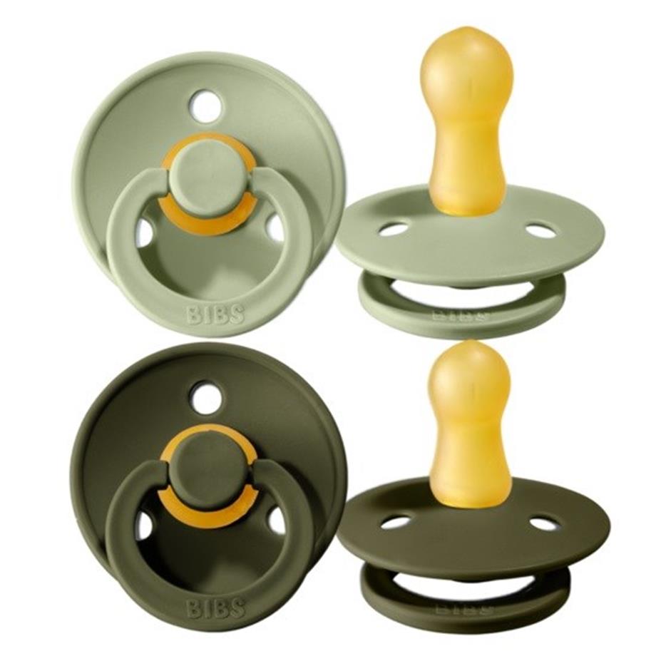 Bibs Colour 2li Kauçuk Emzik Sage - Hunter Green 6+ Ay