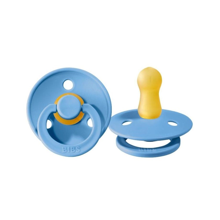 Bibs Colour Kauçuk Emzik Sky Blue 0-6 Ay