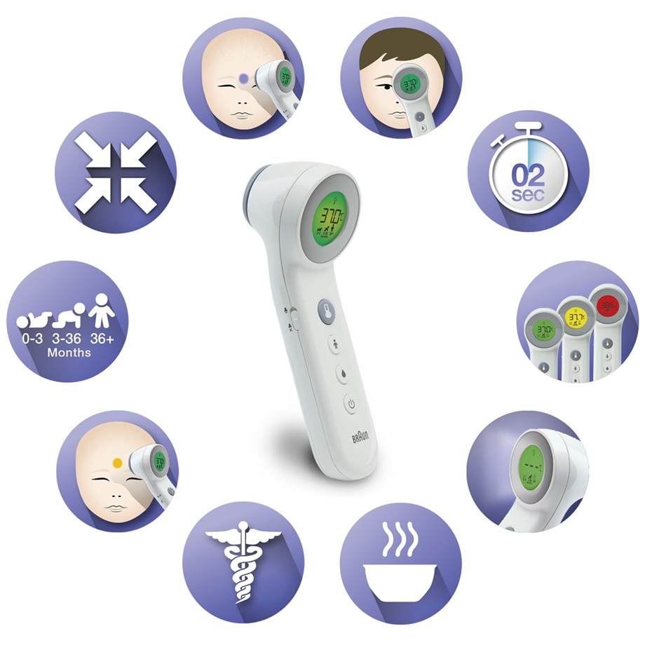 Braun BNT400 Temassız Alından Ateş Ölçer