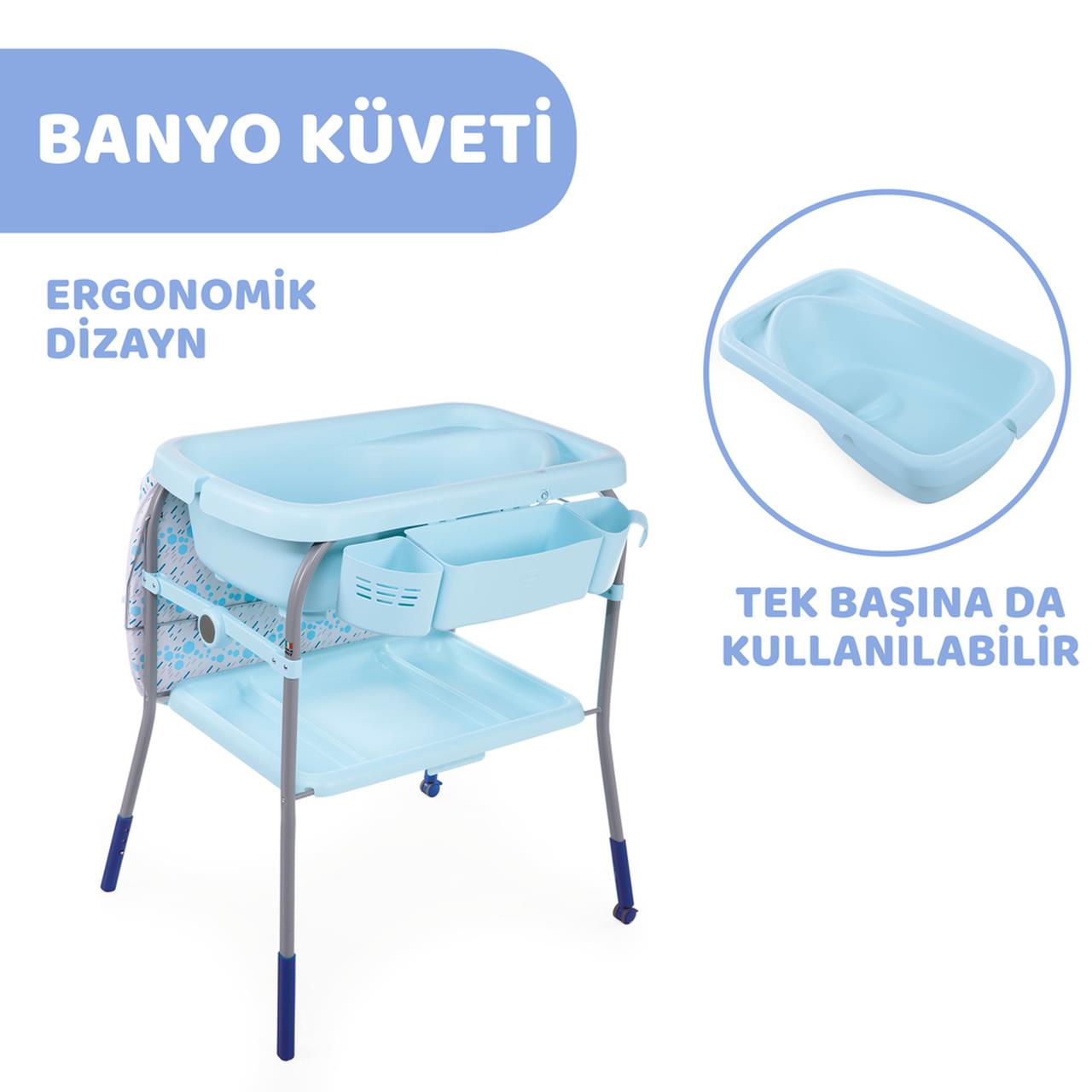 Chicco Cuddle&Bubble Ayaklı Banyo Ünitesi Ocean