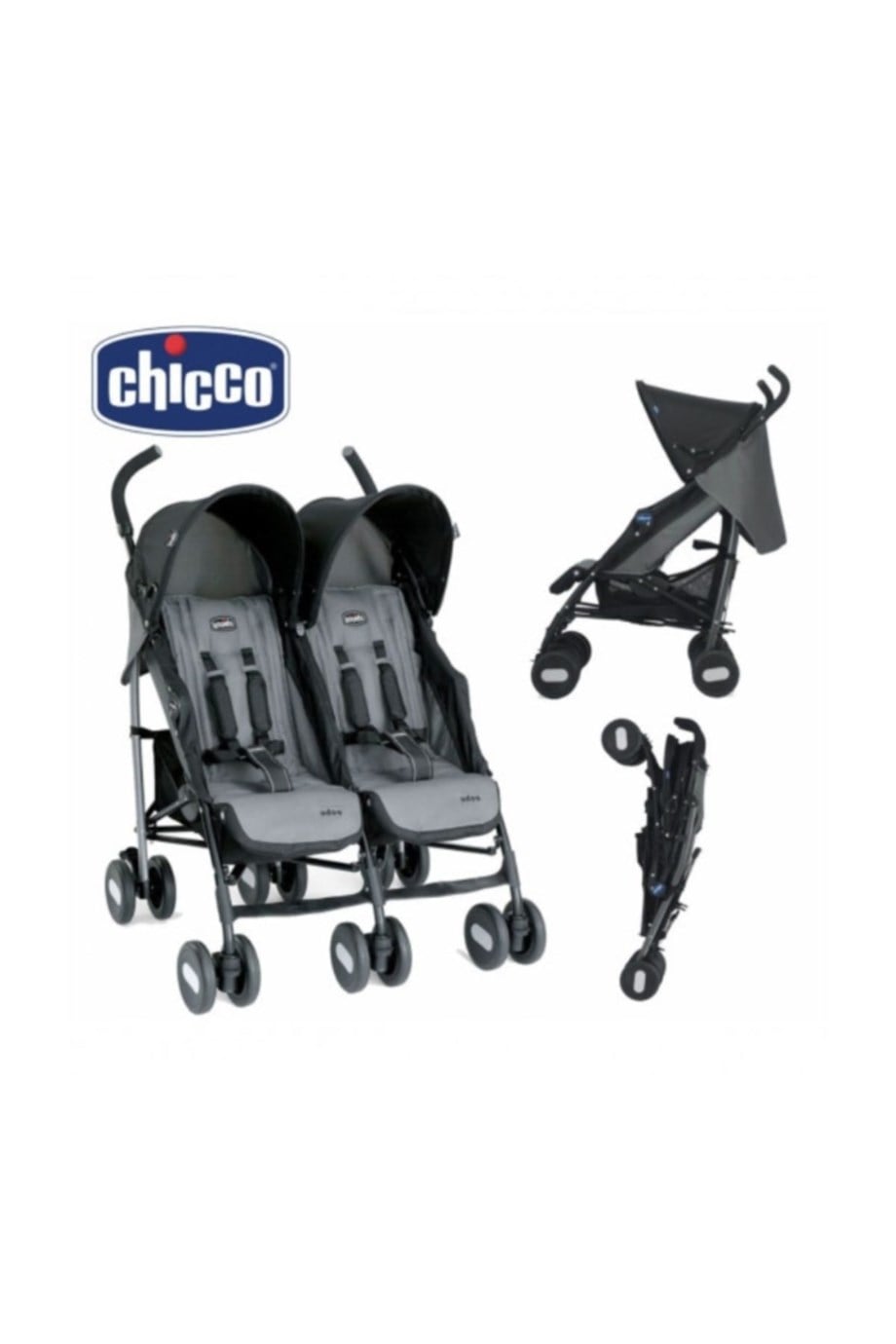 Chicco Echo İkiz Baston Bebek Arabası