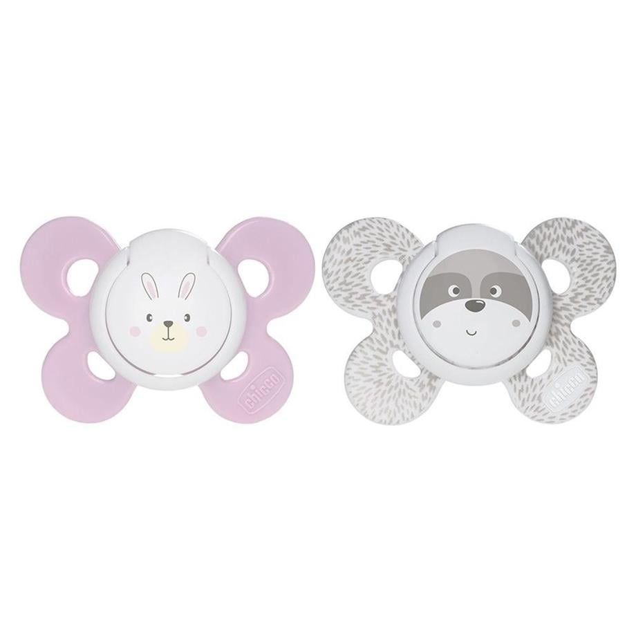 Chicco Physio Comfort Soother İkili Silikon Emzik 0-6 Ay Kız