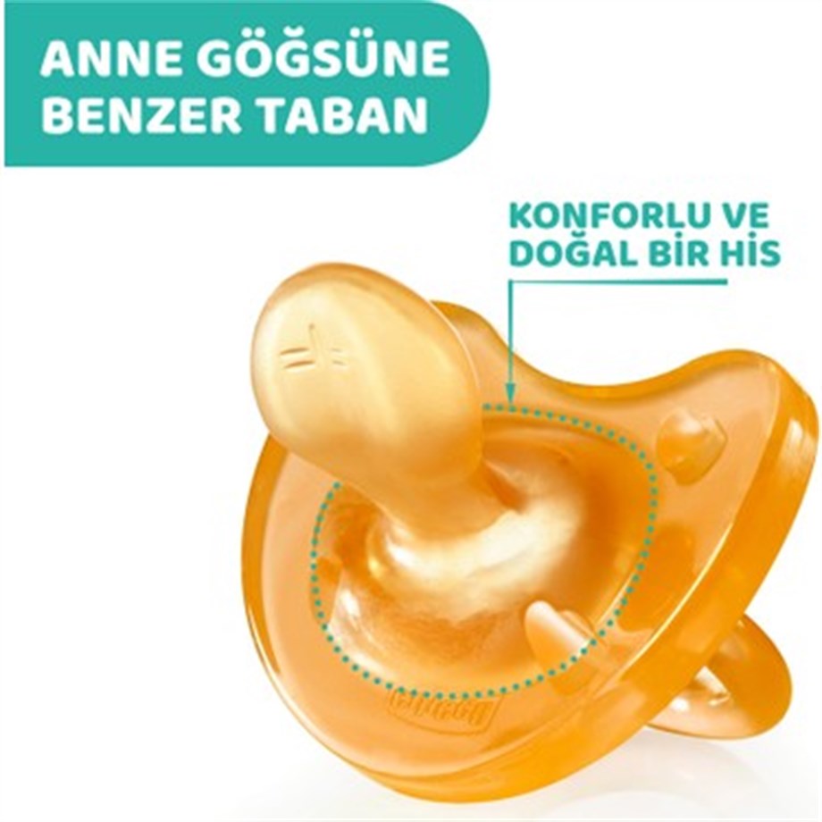 Chicco Physio Soft Kauçuk Emzik 0+ Ay