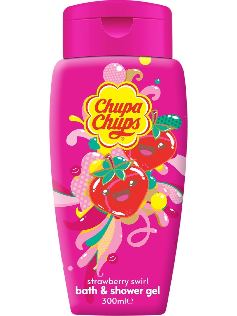 Chupa Chups Duş Jeli 300ml Çilek Kokulu