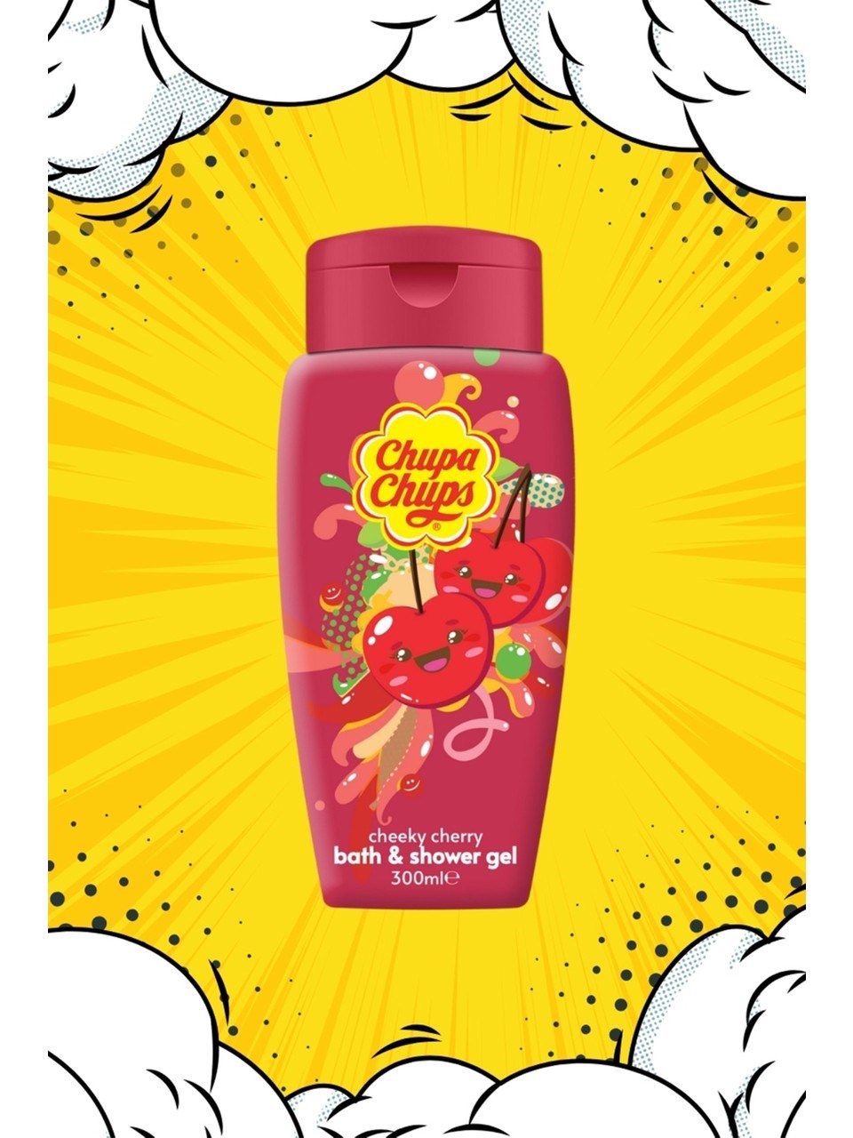 Chupa Chups Duş Jeli 300ml Kiraz Kokulu