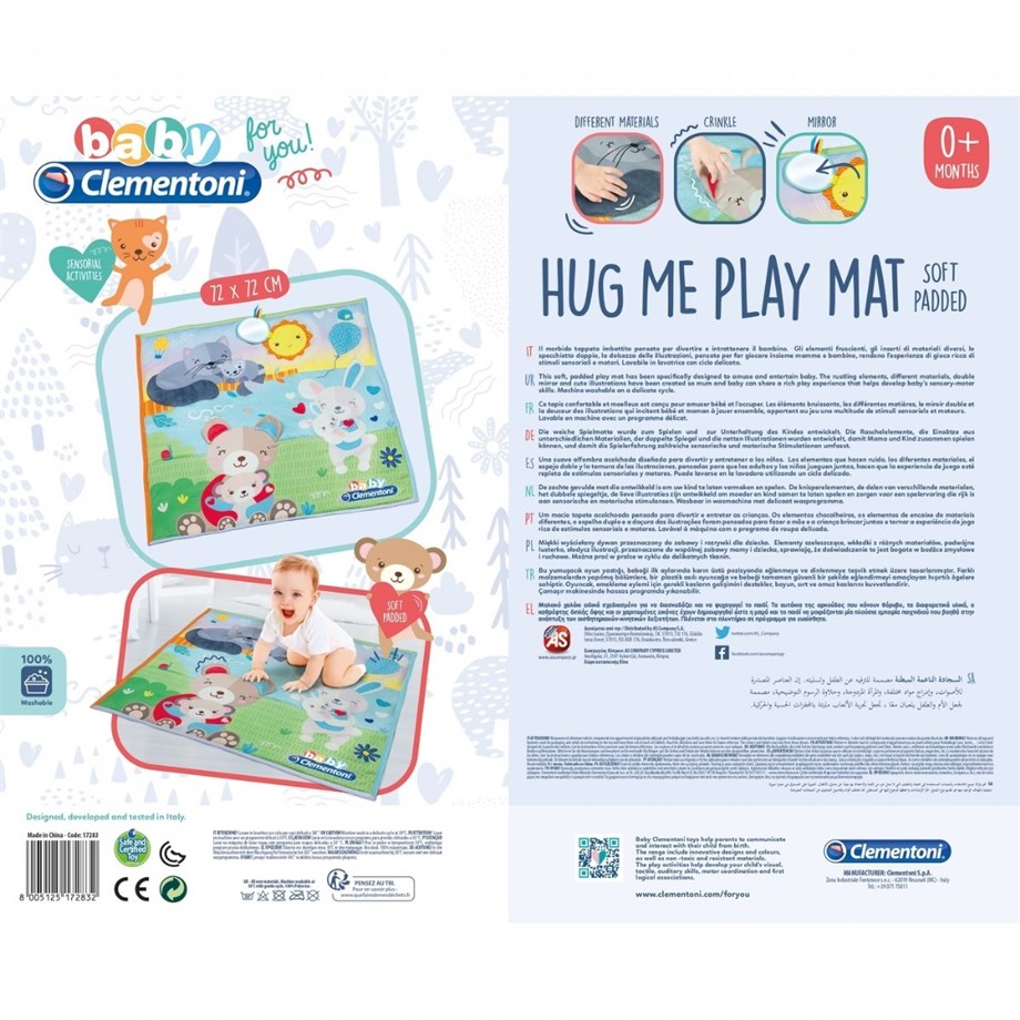 Clementoni 17283 Yumuşak Bebek Oyun Halısı