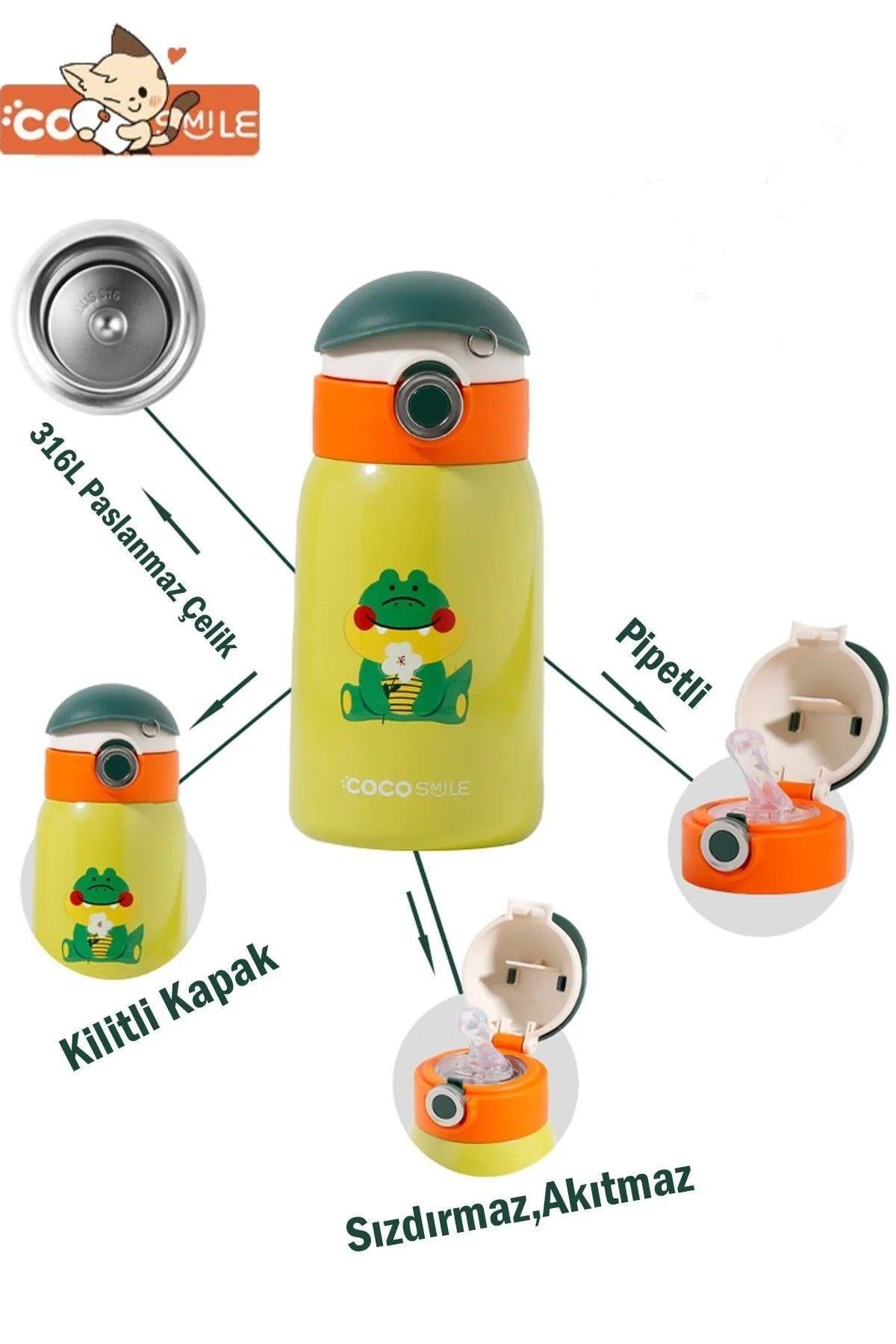 Cocosmile Sevimli Arı Çelik Termos 470ml