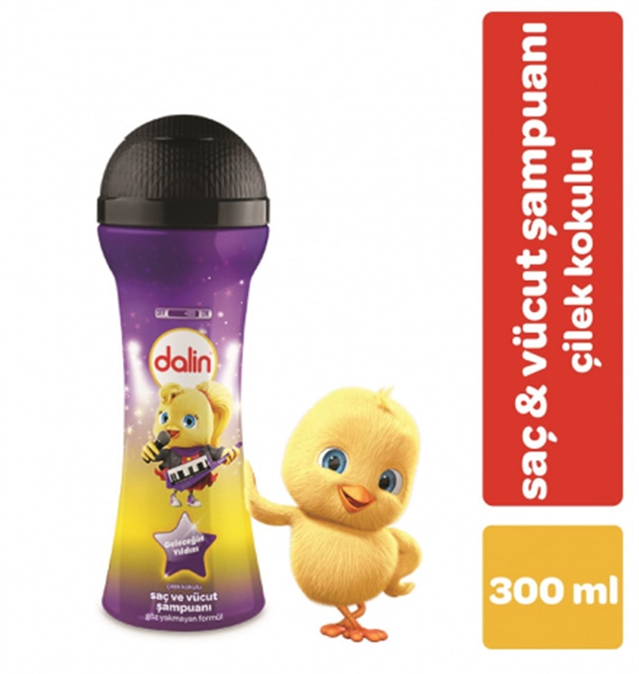 Dalin Kids Geleceğin Yıldızı Çilek Meyveli Şampuan 300ml
