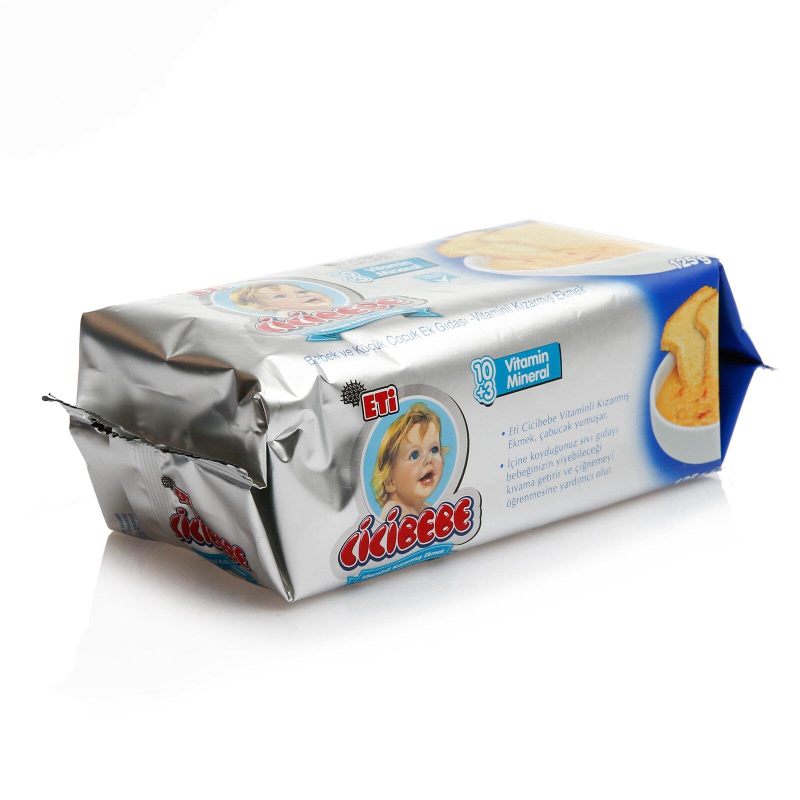 Eti Cicibebe Vitaminli Bebe Ekmeği 125 gr